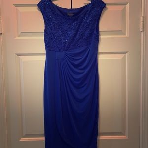Elegant Royal Blue Dress